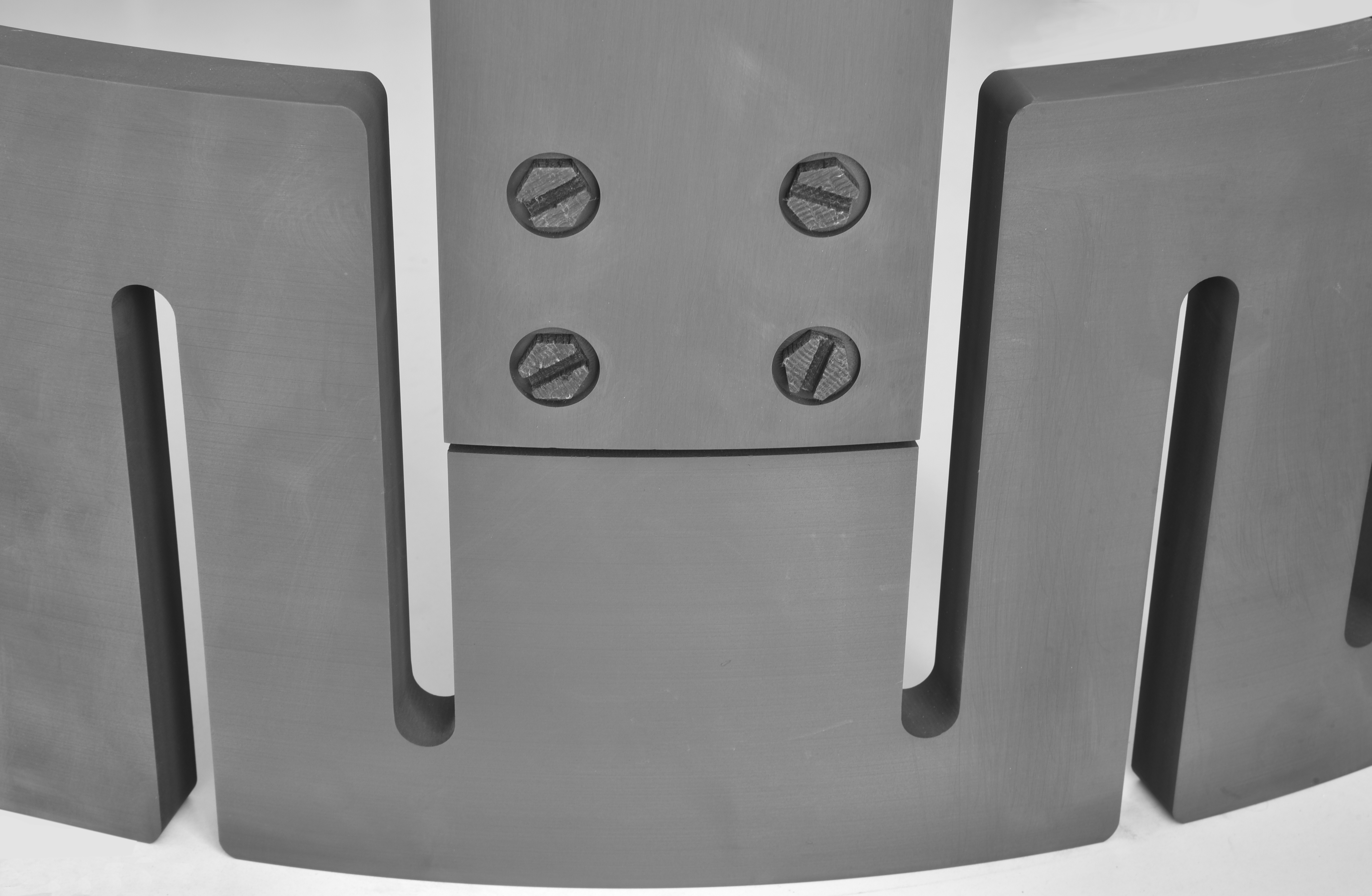 Conventional heater connection secured with screws